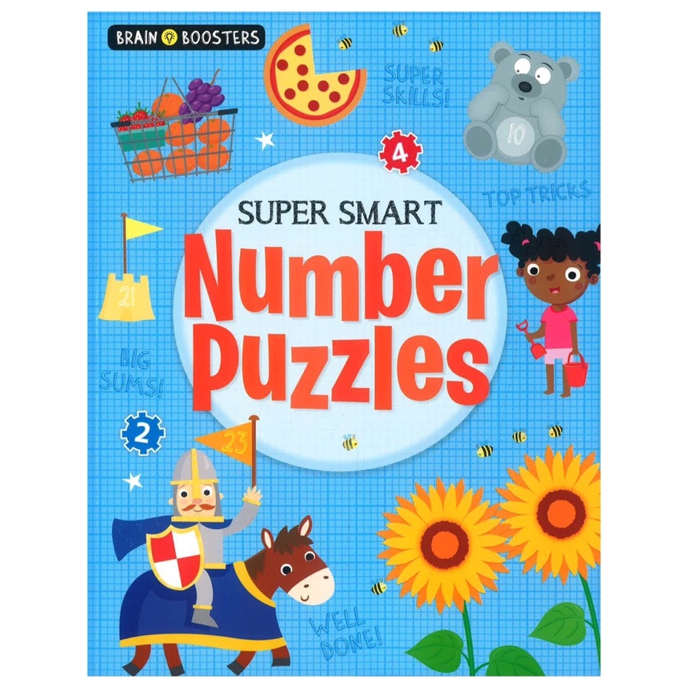 🌸3 for 2🌸 NEW! Brain Boosters Super Smart Number Puzzles Book